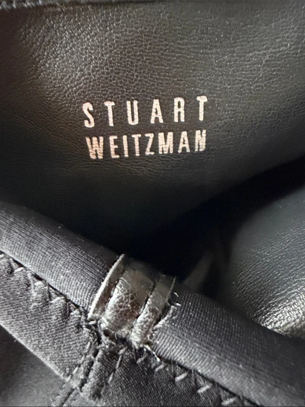 Stuart Weitzman Black Patent Over-the-Knee Boots